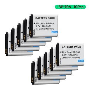 1-10PCS BP-70A BP 70A 충전식 리튬 이온 배터리  호환 PL80 PL100 ES70 SL50 SL600 ST30 TL105 카메라