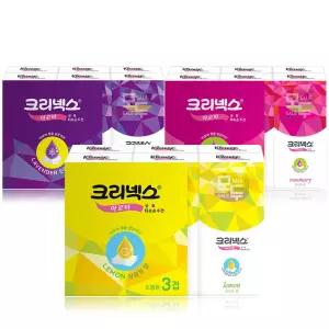 크리넥스 아로마 티슈손수건 (10매x6입)x3팩 /휴대용 여행용