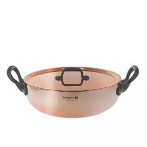 [DE BUYER]드부이에 프리마마테라 무쇠핸들 구리 전골냄비 28cm 4.9L 인덕션