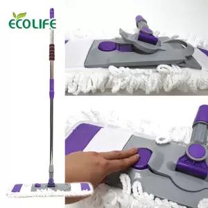 M9 와이드원터치밀대 청소 대걸레 걸레패드밀대 대걸레 마대걸레 학교걸레