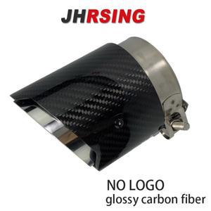 배기 팁 머플러 파이프 매트 탄소 섬유, BMW X5 F15 E70 X6 F16 용, 86mm 흡입구, 1 개 실버