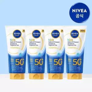 [니베아] 선 키즈 센서티브 데일리 유브이 로션 100ml 4개