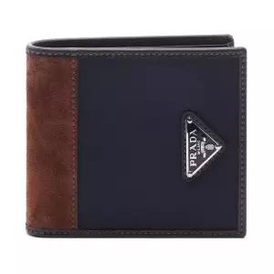 [롯데백화점]프라다 25SS 남성 리나일론 레더 반지갑 2MO513 384 F0C1B 25S