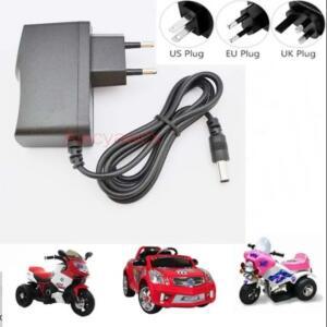 장난감 자동차 충전기 어린이 바이크 오토바이 배터리 DC 6V 12V 1000mA 납 산성 세발 자전거 LED 벽 어댑