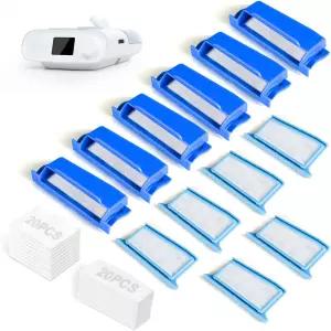 드림스테이션 1 필터용 52PCS CPAP 조립 6개 초미세 20개 액세서리용 폼 포함 IBET 제공
