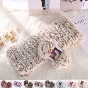 손뜨개 뜨개실 목도리 털실 취미용 DIY 극세사 인형 모자 쿠션 부드러운 핸드메이드 겨울용 따뜻한 두꺼운