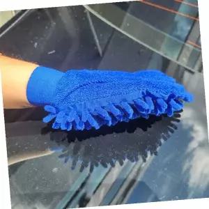 극세사 손 장갑형 청소 걸레 먼지 제거 닦이 주방 욕실 차량 유리 가구 표면
