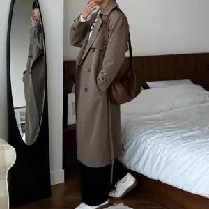 [피팅남]남자 루즈 오버핏 봄 가을 간절기 트렌치 코트