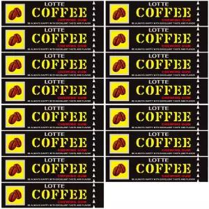 Lotte Coffee Chewing Gum 일본 롯데 커피 껌 9개입 15팩