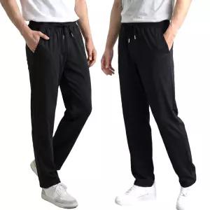 남성 쿨 아이스 주머니 스판 바지 냉감 남자 슬랙스 빅사이즈 팬츠 하의