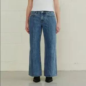 [AK수원점] [플랙진] 여성 로그 루즈핏 핀턱 데님 PJTH5LGM605