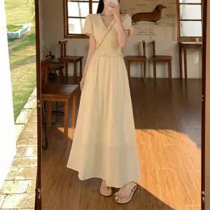 [아리엘스타일]셔링웨스트 여리핏 이브닝드레스 비선셋롱원피스