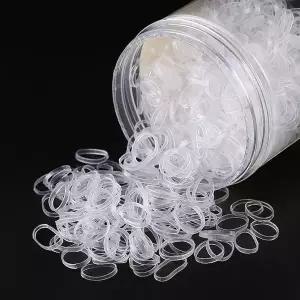 [하프클럽/]분할투명고무줄 투명고무줄 머리묶기 분할 다용도 미니고무줄 1