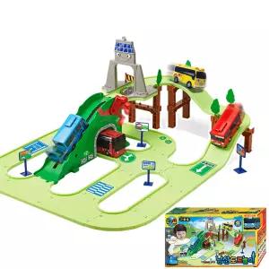 타요 남산도로놀이 리프트 작동 자동차 버스 캐릭터 완구