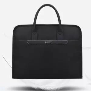 남자 깔끔 클래식 스타일 서브 포켓 대용랑 소품 수납 서류 가방