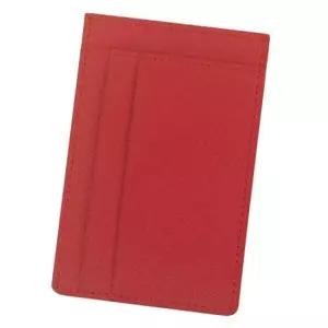 웍스 교통/체크/ID카드 인조가죽 슬림카드지갑-레드