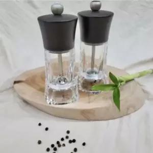 아크릴 솔트밀 소금갈이 그라인더 분쇄기 소금통