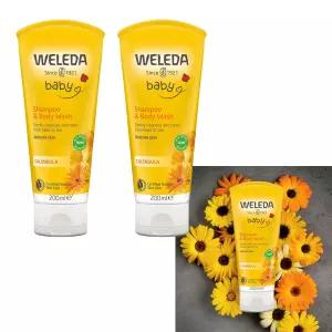 벨레다 베이비 카렌듈라 샴푸앤바디워시 200ml x 2개 아기 신생아 목욕 유기농 삼푸 눈따갑지않은