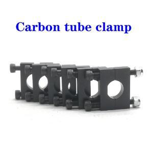 다축 고정익 항공기용 CNC 알루미늄 튜브 클램프 모터 마운트 클립 홀더, 블랙, 8mm, 10mm, 2 개