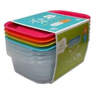 반찬통 전자레인지 용기 냉장고 정리 찬통 600ml 4개