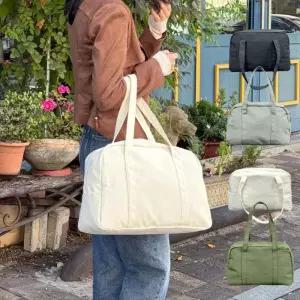 [옷자락]여자 모던 데일리 보스턴백 실용적인 수납 가방