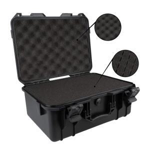 430x350x190mm 플라스틱 안전 장비 케이스 방수 하드 캐리 도구 폼이 있는 건식 보관 상자