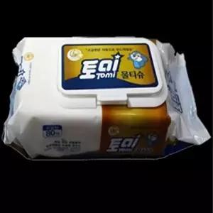 고품질 물티슈 세정 휴지 화장지 휴대용 70매 청소 휴대용물티슈 물티슈캡형 도톰한물티슈 WFLT96A