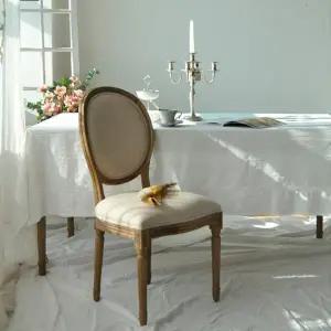 [꼬떼따블]블루아 린넨 식탁의자 LJ003