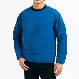 [디바옴므]배색 라운드 겨울 패딩 맨투맨 티셔츠 골프 자켓 경량 재킷 점퍼