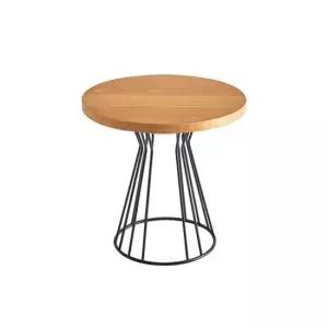 CZ4684 원형 테이블 블랙스틸 800 2colors 원형테이블 라운드테이블 티테이블 카페테이블