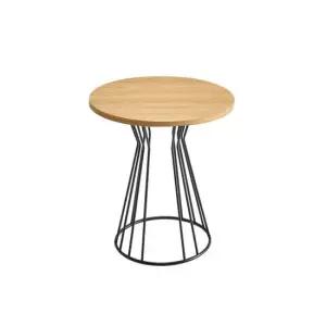 CZ4680 원형 테이블 블랙스틸 600 2colors 원형테이블 라운드테이블 티테이블 카페테이블