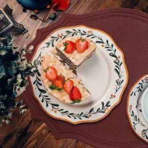 테이블매트 식탁 방수 레트로 PVC 매트 테이블러너 테이블보