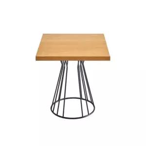 CZ4686 사각 테이블 블랙스틸 800 2colors 사각테이블 스퀘어테이블 티테이블 카페테이블