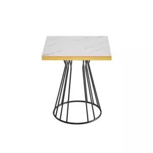 CZ4695 사각 골드 테이블 블랙스틸 600 2colors 사각테이블 스퀘어테이블 티테이블 카페테이블