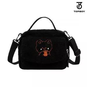 [탑보이] 덤블 터치 베어 스케치 미니 크로스백 (BG294)