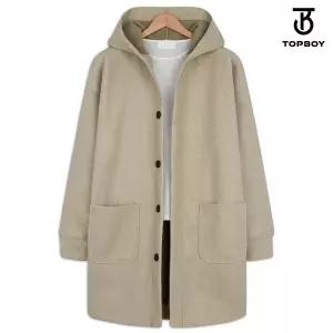 [탑보이] 보카 울 오버핏 롱 후드코트 (ADD076)