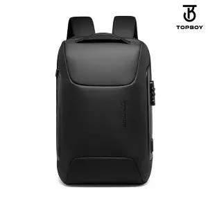 [탑보이] 심플 지퍼락 히든 포켓 바인딩 백팩 (BP065)