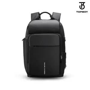 [탑보이] 파우치 유닛 심플 솔리드 백팩 (BP029)