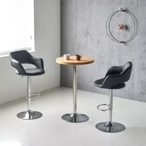 CZ4601 원형 스틸 바테이블 600 2colors 원형테이블 라운드테이블 2인테이블 카페테이블