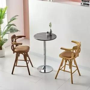 CZ4603 원형 스틸 바테이블 600 1color 원형테이블 라운드테이블 2인테이블 카페테이블