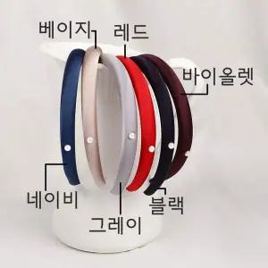 시후주얼리 스왈진주 볼륨 핸드메이드 머리띠 HA902Hb