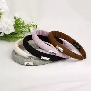 시후주얼리 여성 스왈 플리츠 볼륨 헤어밴드 HA903Hb