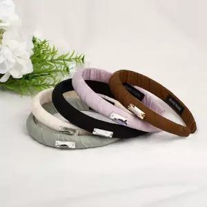 시후주얼리 여성 스왈 플리츠 볼륨 헤어밴드 HA903Hb