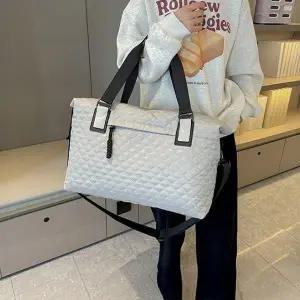 [하프클럽/]텍스처 라이트 데일리 여행 보스턴백 BS64 원통 보조 보스턴 서류