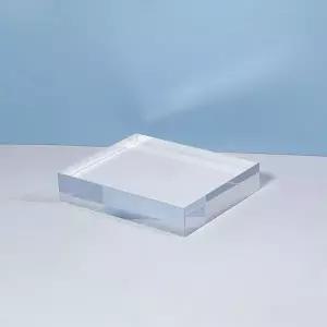 [하프클럽/]아크릴디스블럭 장식소재 장식용직사각블럭 80x100x20mm