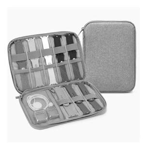 [하프클럽/]케이블 충전선 정리 워치스트랩 파우치 정리함 그레이