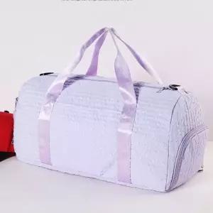 [하프클럽/]보스턴백 여행 여성스런 운동 파스텔 구름 가방 퍼플