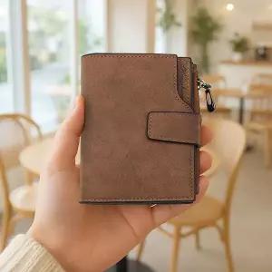 [하프클럽/]벨니아 반지갑(브라운) 동전 카드지갑