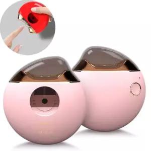 자동 손톱 깎이 핑크 발톱 전동 정리 손질 네일트리머