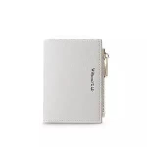 [윌리엄폴로](WilliamPOLO) 여자 반지갑 여성 카드 동전 미니 명품 가죽지갑 남녀공용 218133